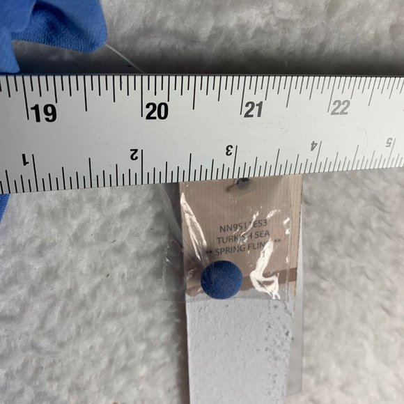 Nanette Lepore Womens Puffed Blue Fitted Dress Size 12 New with Defects 8281 - Picture 4 of 13